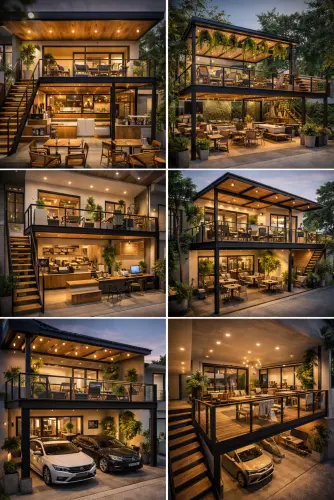 Mezannine Cafe Modern di Palmerah